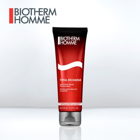 Homme Total Recharge Revitalising Wake-Up Cleanser 125ml